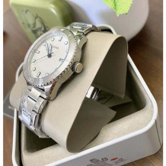 Fossil BQ3595 Dayle Three-Hand Date Stainless Steel Watch